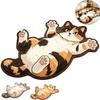 Anti-fouling Home Decor Carpet Non-Slip Cartoon Carpet Soft Cat-Shaped Area Rug  Living Rooms