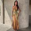 Summer Spice Girl Style Dress, Neck Sling, Slim Seaside Vacation Atmosphere Dress