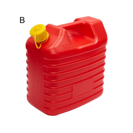 5L/10L Yakıt Deposu Plastik Transfer Deposu Musluk ve Saplı Taşınabilir Yakıt Saklama Kabı Arabalar Motosiklet Kamyon için