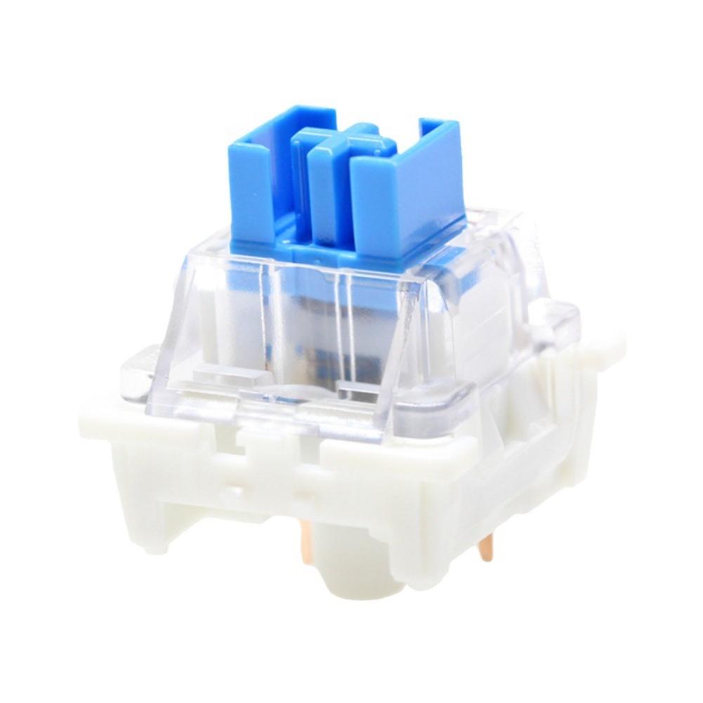 70PCS 3-pin Keyboard Switches Pre-lubed 3-pin Plate-mounted Tactile Keyboard Switches For Mechanical Keyboards With Dust Protect