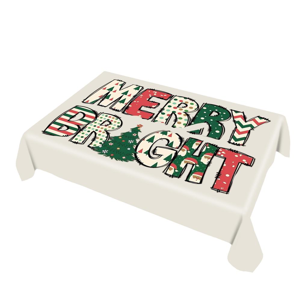 Christmas Tablecloth Rectangular Straight Edge Tablecloth