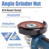 Xiaomi Self Tightening Lock Nuts Durable Locking Plate For M14 Angle Grinder Chuck Angle Grinder Flange Nuts Angle Grinder Accessories