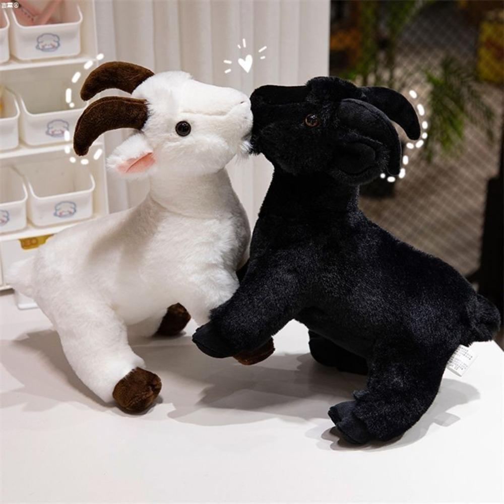 Cute simulation lamb plush toy doll lamb doll ornament sleeping doll birthday gift boy