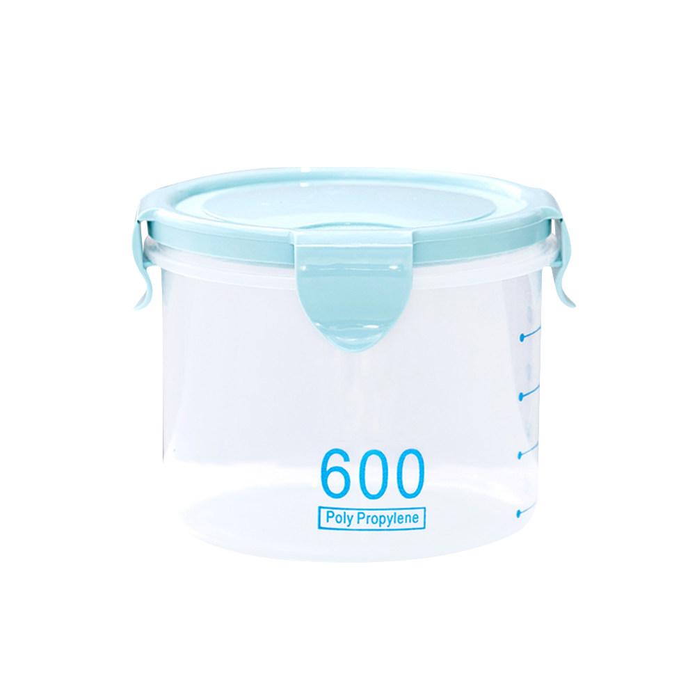 800Ml Food Storage Containers Airtight Leakproof Dry Food Container For Cereal Flour Sugar Rice Snacks Green Plastic Storage