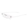 RSINC Combo Rimless Frame | Eyeglasses For Unisex Black Red-Silver White Tag A1 JL186701608186