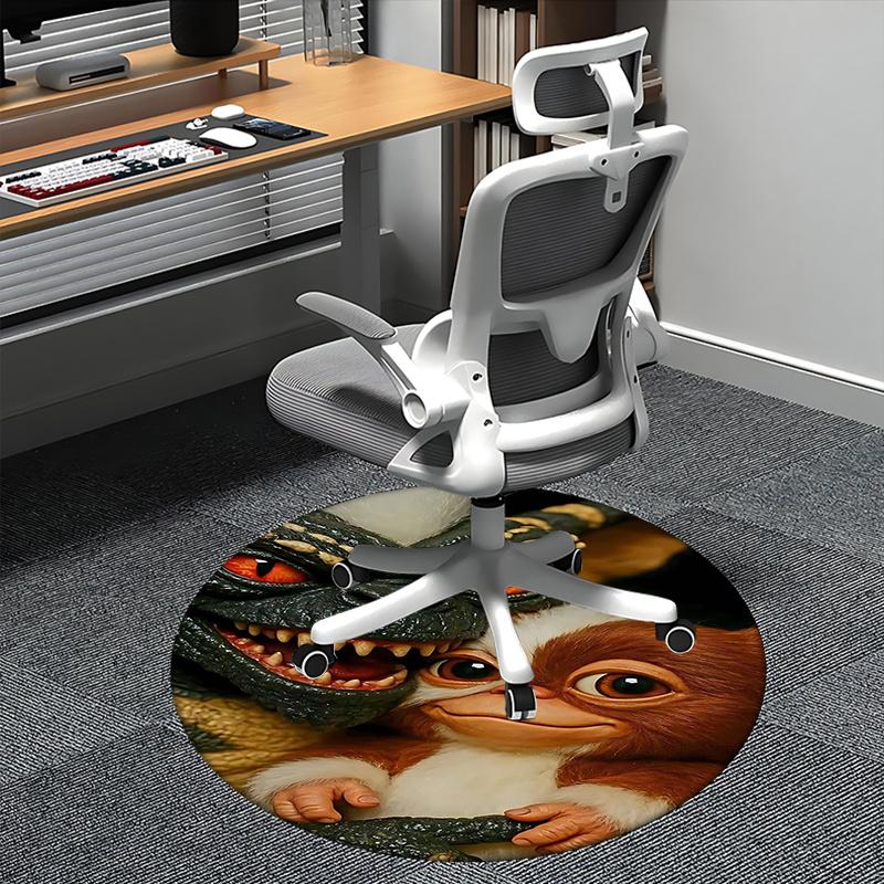 

Gizmo,Dragon Chair mat Round Rug Office carpet, Non slip, Suitable for Living Rooms, Bedrooms,Decor1205863a 80cm by 80cm