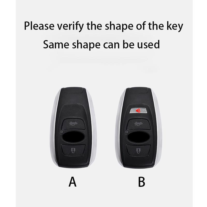Zinc Alloy Car Key Case Cover Keychain For Subaru BRZ XV SV Forester Legacy Outback Crosstrek Impreza WRX Ascent Key Accessories