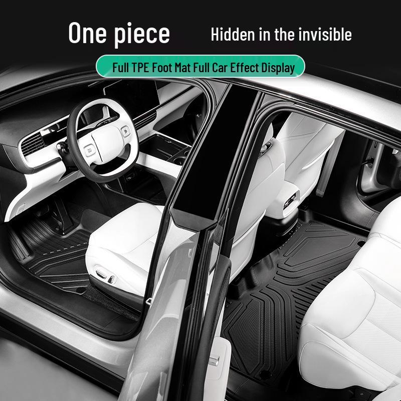 Xiaopeng G6/G7 (2023-25) TPE Car Floor & Trunk Mats with Backrest Protection