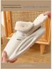 2025 Women's Fuzzy Outdoor Slippers: Autumn/Winter Detachable Closed-Toe Comfort Cotton Shoes