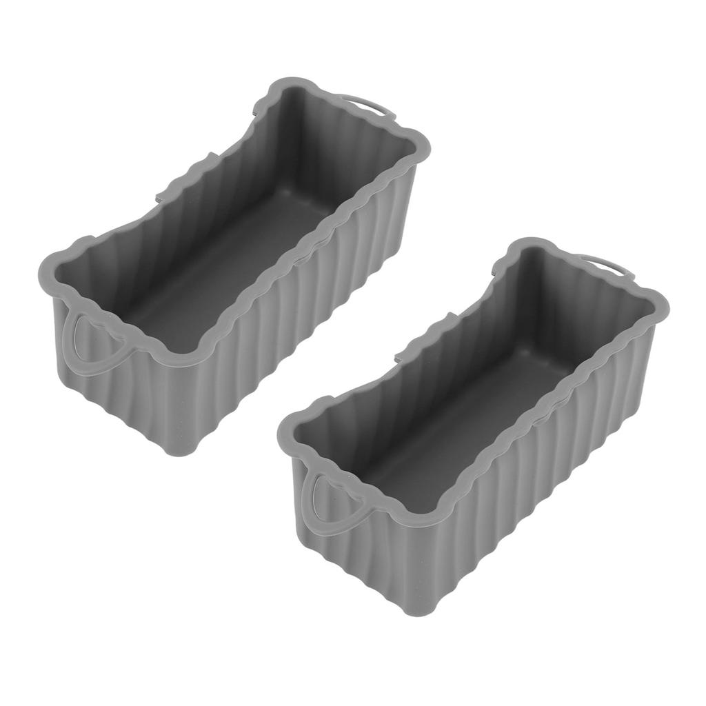 2 PCS Bac à égouttures en silicone pour plancha Blackstone Réutilisable Rectangulaire Coupe récupératrice de graisse Doublure pour camping Barbecue
