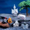 Castle Car Wizard Halloween Miniature Figurine Desktop Knick-knack  Festival Supplies