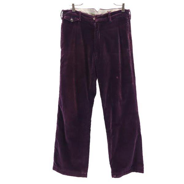 Needles made in Japan velvet Long pants S purple Nepenthes Men's Used
