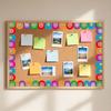 Roll Chalkboard Sticker with Pencil Design for Home Decoration Border Trim Projects Self-Adhesive