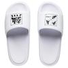 Li Ning LN Slipper Slip Resistant Abrasion Resistant Slide Slippers Men's White Black AGAU007-2