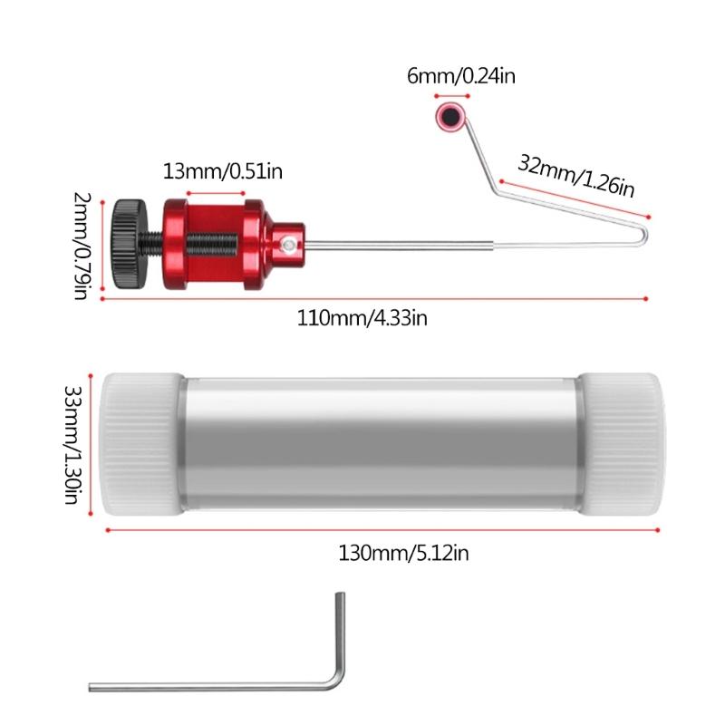 Fish Hook Remover Tool Fish Hook Quick Removal Device Fishing Hook Extractor Tool with Storage Tube Unhooking Disgorger