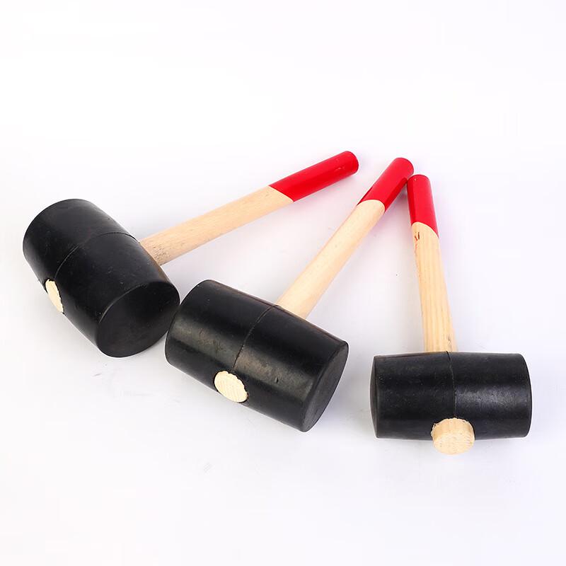 Rubber Mallet with Wooden Handle