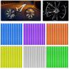12 buc Tub Reflector Bicicletă Bandă de Avertizare Clipsuri de Montare Reflectori Spițe Roată Cablu Lampă Reflector Lumină Bicicletă