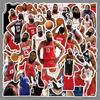 50 Sheets Basketball Star DIY Journal Stickers - Celebrity Decorative Notes