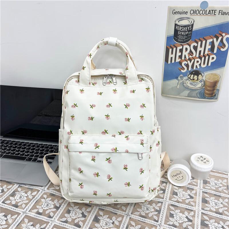 Girls Japanese Style Floral Backpack One Size