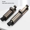 Telescopic Door Stopper Spring Loaded Heavy Duty Stopper Metal Adjustable Position with Foot Brake Wedges for Door Bottom Seam
