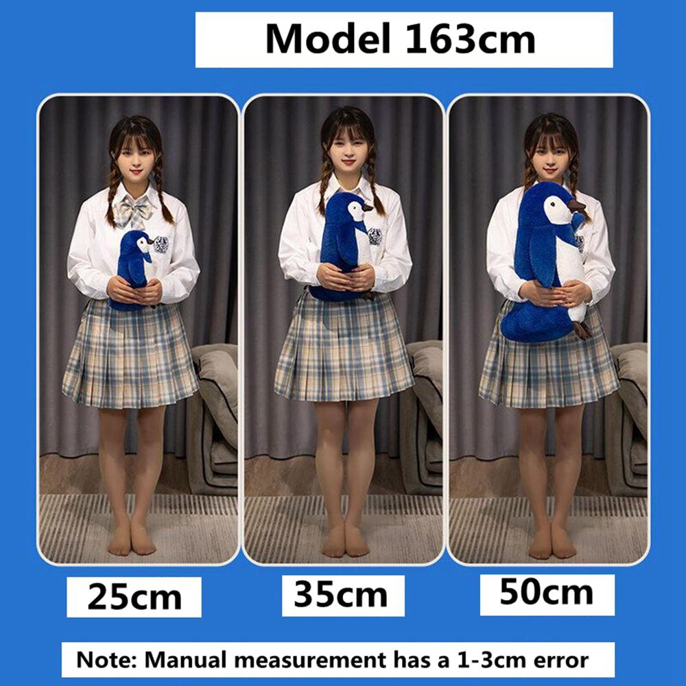 25-50CM Cute Super Cute Little Penguin Plush Toy Bed Sleeping Sofa Pillow Antarctic Animal Decoration Child Birthday Gift