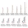 Cotter Pin Clip Retaining Hair Pins Including 5 Sizes Cotter Pins and 6 Sizes Hairpin Cotter Pin Assortment Kit