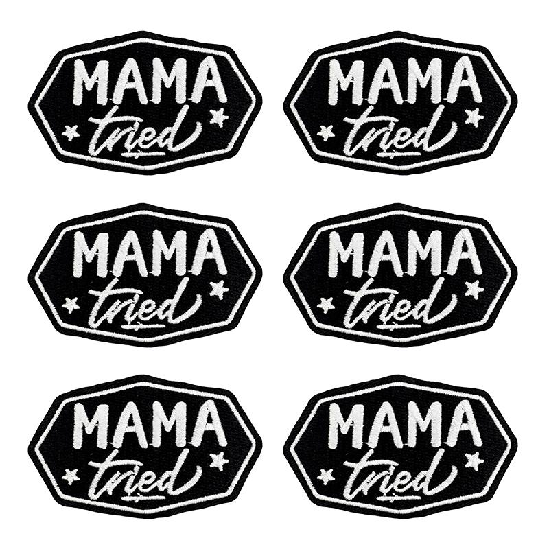 10pcs /Lots Western Cowboys Embroidered Patches Letter Patch Iron On Patches For Clothing Thermoadhesive Patches Jackets Hats Diy 