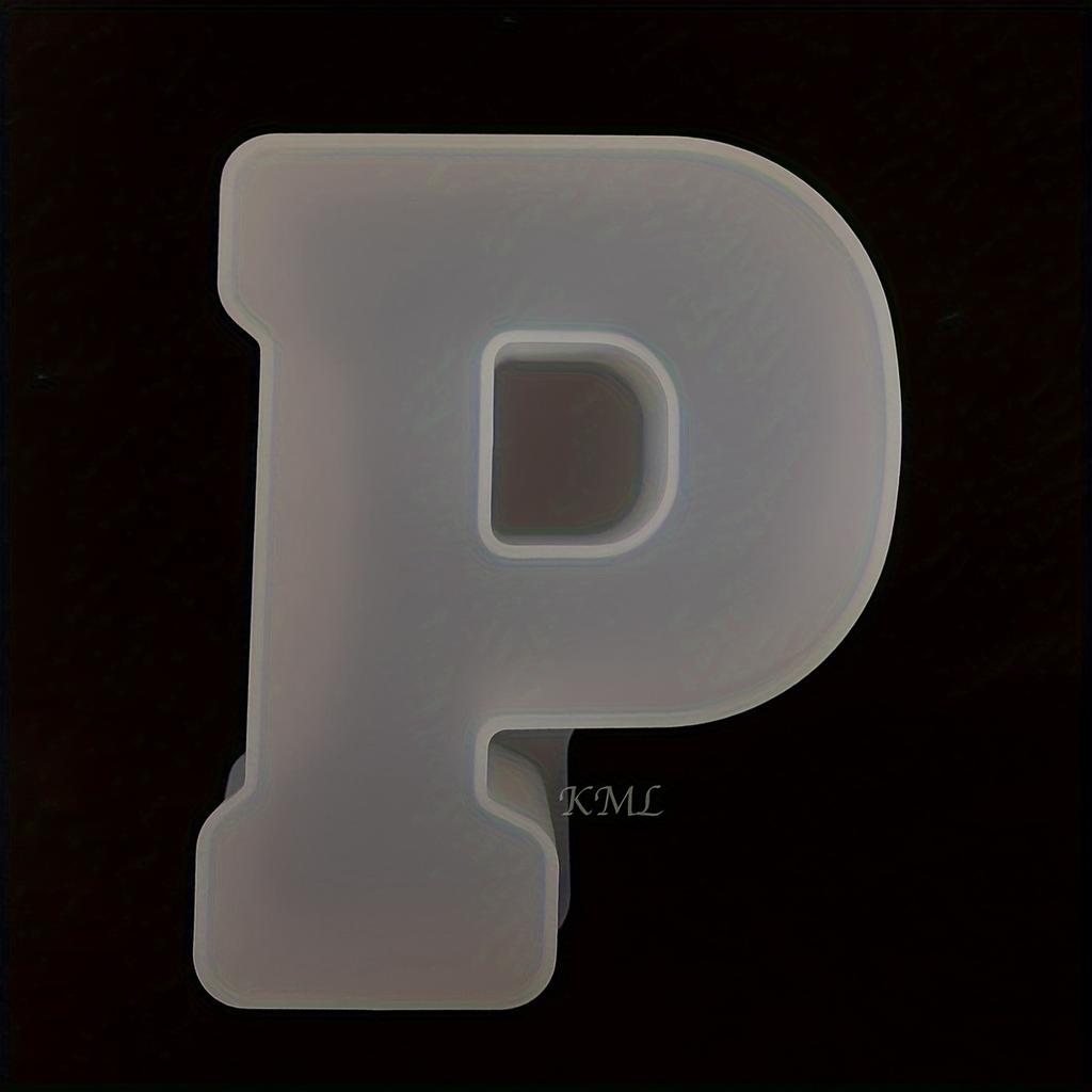 26 Stück Silikonform für englische Buchstaben, 10 Silikonformen für Ziffern, 26 Buchstaben- und Zahlenformen Handgefertigter Buchstaben-Harzguss