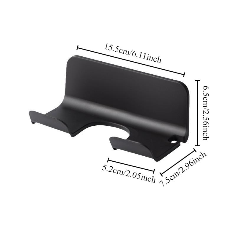 

1 настенный кронштейн для фена, полки для ванной комнаты, стеллаж для хранения без перфорации, экономящий место, средства по уходу, воздуховод без перфорации