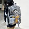 Transparenter Schulrucksack für Jungen Mädchen Schultaschen Wasserdichter Bücherrucksack Teenager College-Student Schulranzen Laptop-Rucksäcke