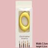 50 Gold Number Candle Cake Toppers, Individually Boxed for Kids' First Birthday