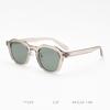 Korean Retro Sun Glasses for Women TR90 Frame Polygon Fashion Sunglasses UV400 Male Green Brown Summer Eyeglasses