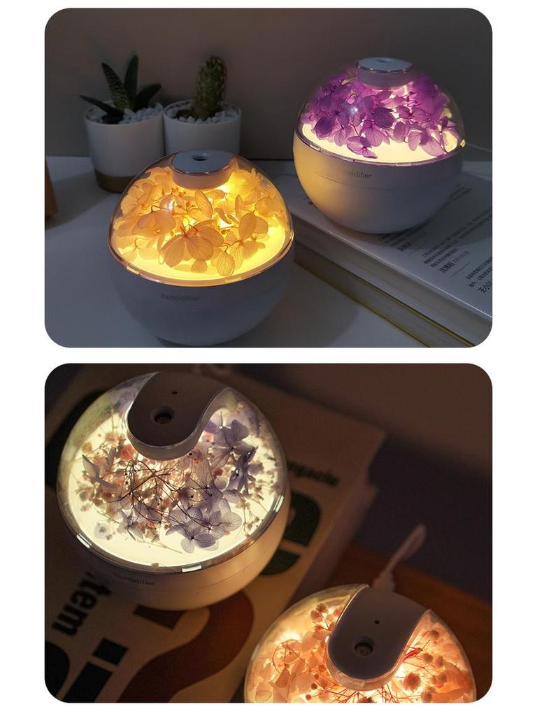 Cichy nawilżacz biurkowy USB do sypialni - Duża mgiełka i nawilżające nawilżenie