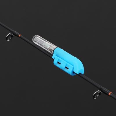 Luce per Punta di Canna da Pesca Riutilizzabile LED Glow Stick da Pesca Lampada Allarme per Canna da Pesca Glow Stick Rimuovibile per Pesca Notturna