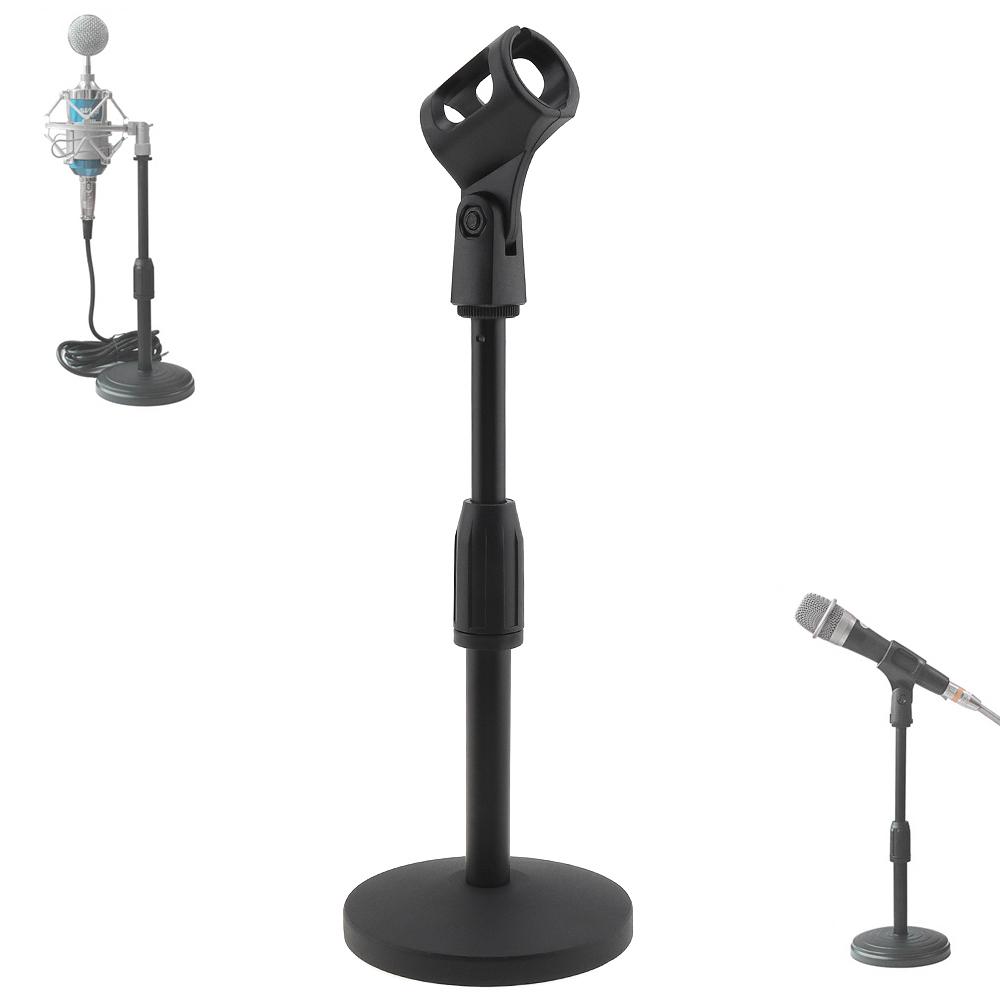 Buy Portable Desktop Microphone Stand Lifting Metal Mic Table Mount
