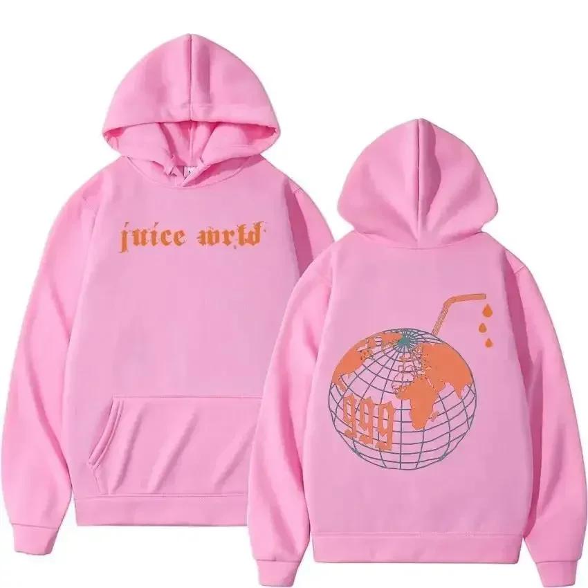 Male And Female Rapper Juice Wrld Hooded Sweatshirt City Fashion Oversized Y2k Sweatshirt Popular Hip-hop Sweatshirt Female Male Clothing