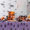 Halloween Party Decoration Table Cloth Thin Section Party Event Decoration Tablecloth Background Wall Layout Pumpkin Spider Web