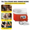 Electric Pottery Wheel Ceramic Machine 25cm Pottery Wheel Machine 280W Pottery DIY Kit with Shaping Tool Kit for Ceramic Work Ceramics Clay
