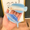 Acrylic Silver Arowana Shark Clip Fish Acetic Acid Hair Claw Creative Guppy Hair Claw Beach