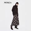 MO&Co. Plaid A-Line Long Skirt