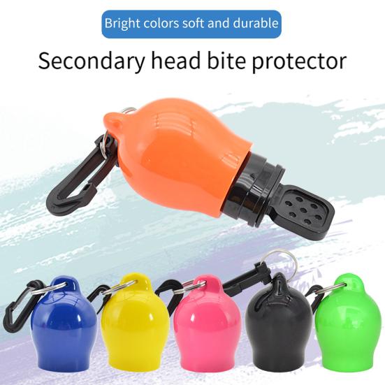 Silikonowa nasadka na ustnik Akcesoria do nurkowania z zatrzaskiem Mały rozmiar Łatwa instalacja Anti-aging osłona ustnika do nurkowania