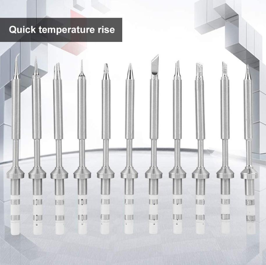 TS Series Soldering Iron Heads Anti-Oxidation Wear Resistant TS-K KU ILS C4 JL02 BC2 Fit TS100 Pine64 for Electronic Maintenance