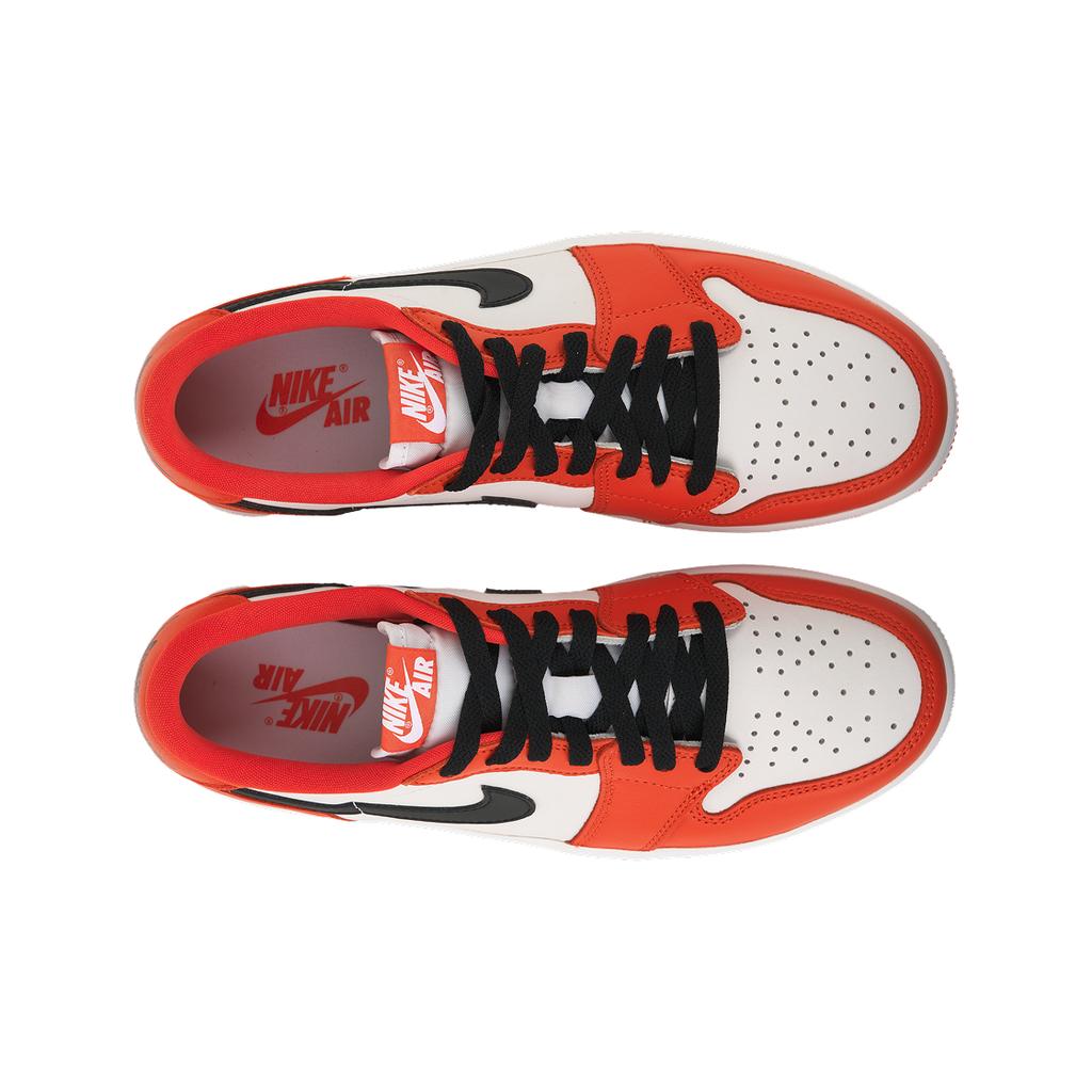 Baskets Unisexe Air Jordan 1 Retro Low OG Starfish Orange Blanc Noir CZ0790-801