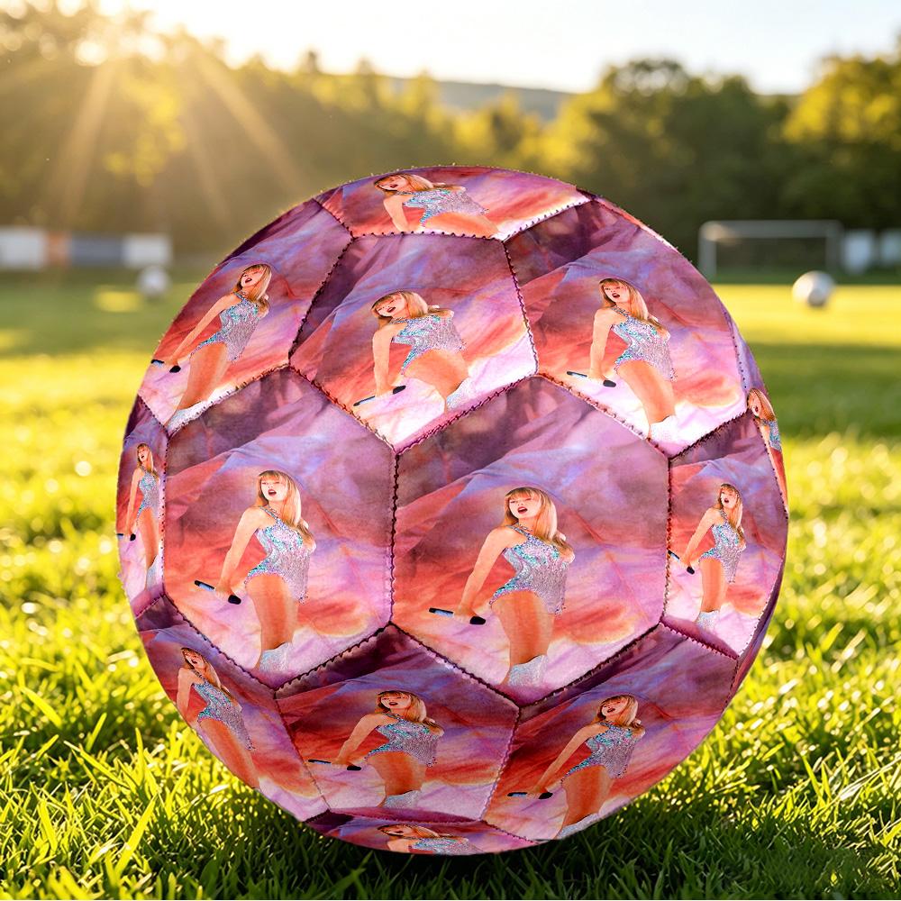 Taylor Swift Size 5 Soccer Ball, Durable Standard Football For Training Match Outdoor Sports