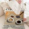 Japanese Foods Whitepaper Pillow Gift Home Office Decoration Bedroom Sofa Car Cushion Cover Case 45X45