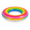 Rainbow Round Inflatable Float 80 Cm for Pool and Beach – Fun Floating Mattress for Summer, Holidays and Water Games