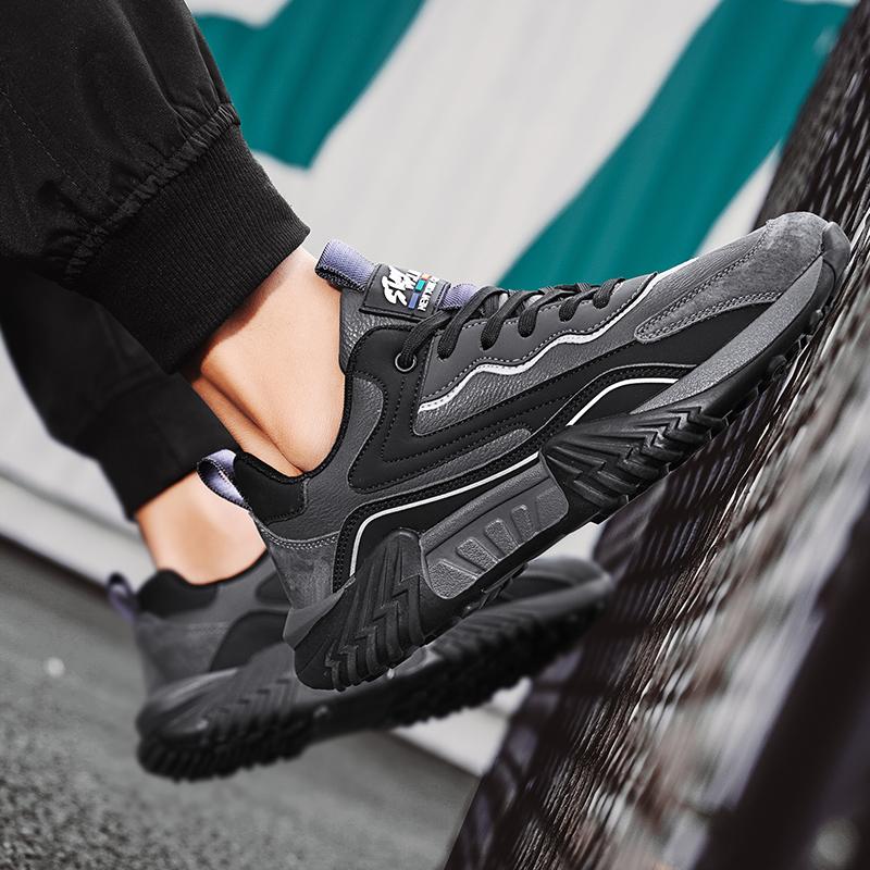 Men's New Casual Sneaker Fashion Height Increasing Basketball Comfortable Shock Absorption High-quality Jogging Casual Shoes