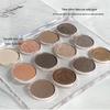 Palette Occhi Economica da 12 Colori: Perlescente, Opaco, Tè al Latte, Toni della Terra
