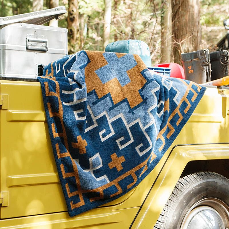 Dulton Towel Blanket, Blue, C
