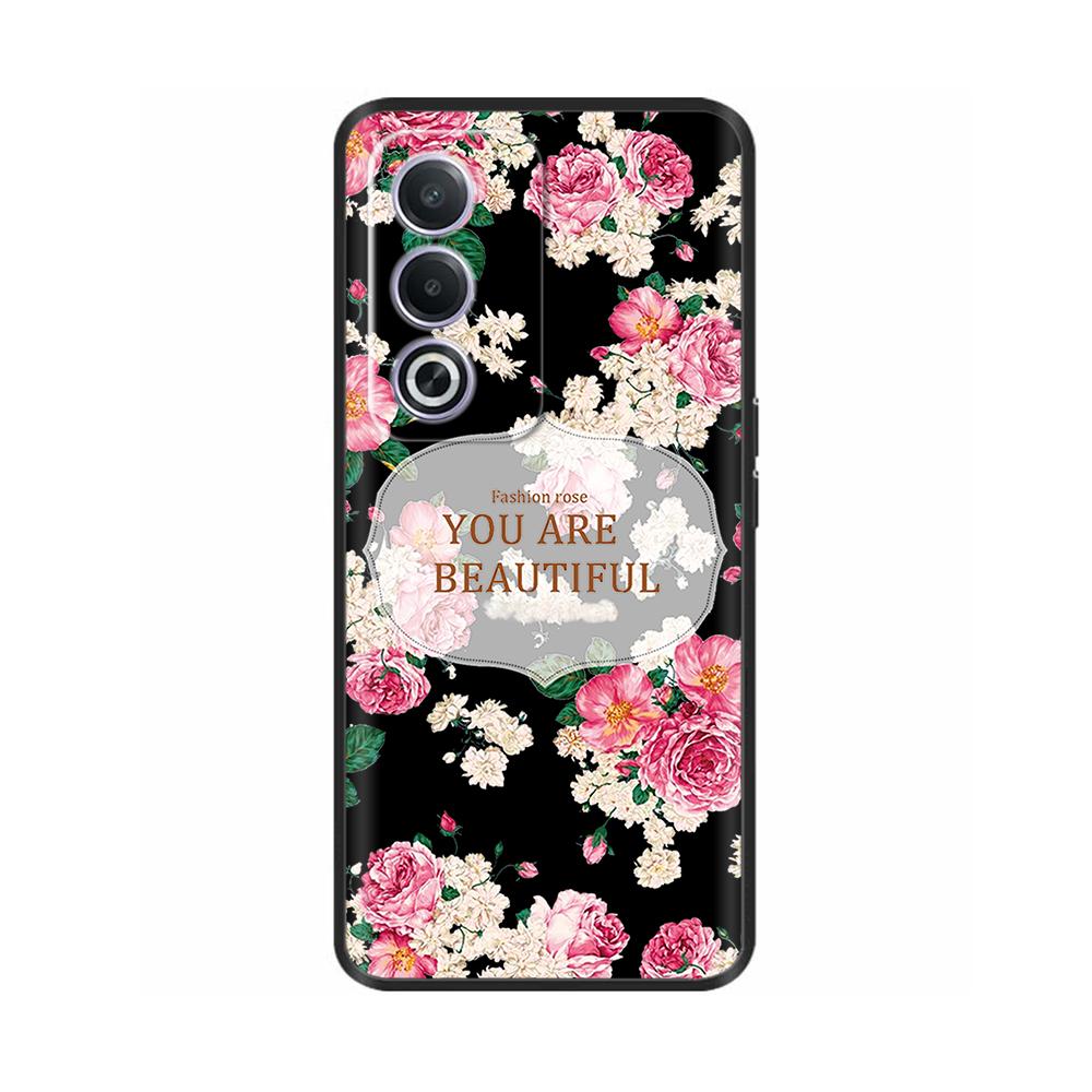 Phone Case for OPPO K12X 5G 6.67" CPH2667 Protection Luxury  Soft Black Silicone Shockproof Shell Painted Back Cover Funda Coque